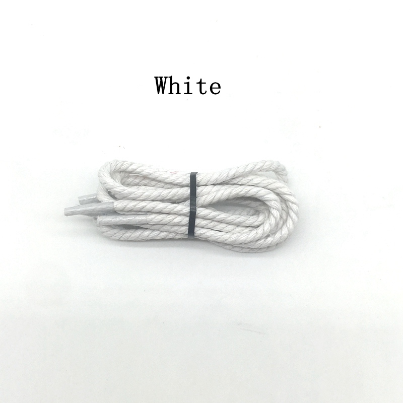 1 Pair Round Shoe Laces Leather Waxed Shoelaces Outdoor Leisure Boots Shoelace Adult Unisex Shoe Lace 60/90/120/150CM