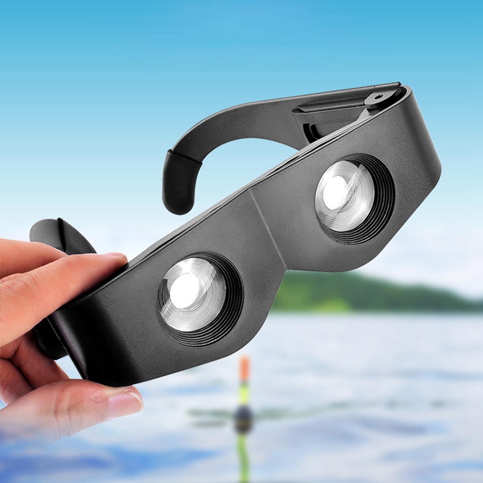 Adjustable Magnifier Glasses Style Outdoor Fishing Optics Binoculars Telescope