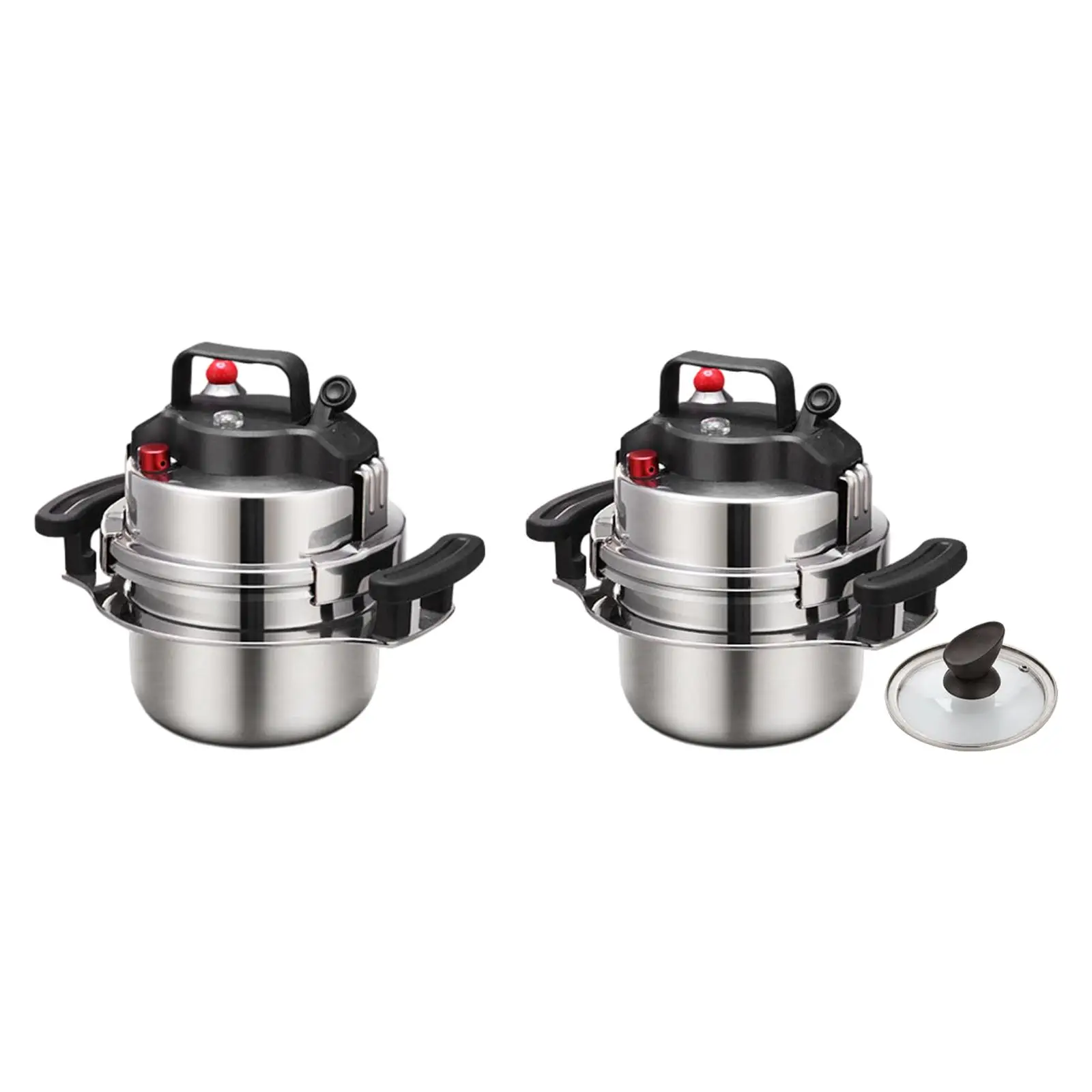 2 Quart Pressure Cooker Mini Pot Slow Cooker for Home Commercial Outdoor