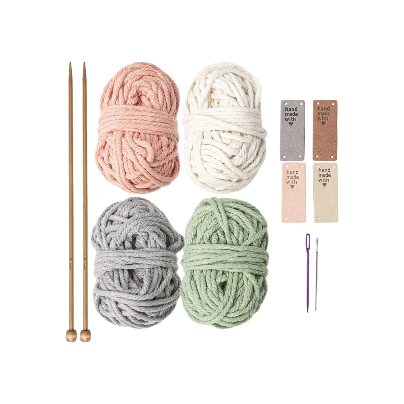 Crochet Kit for Beginners Colorful Crochet Coaster for Starter Children
