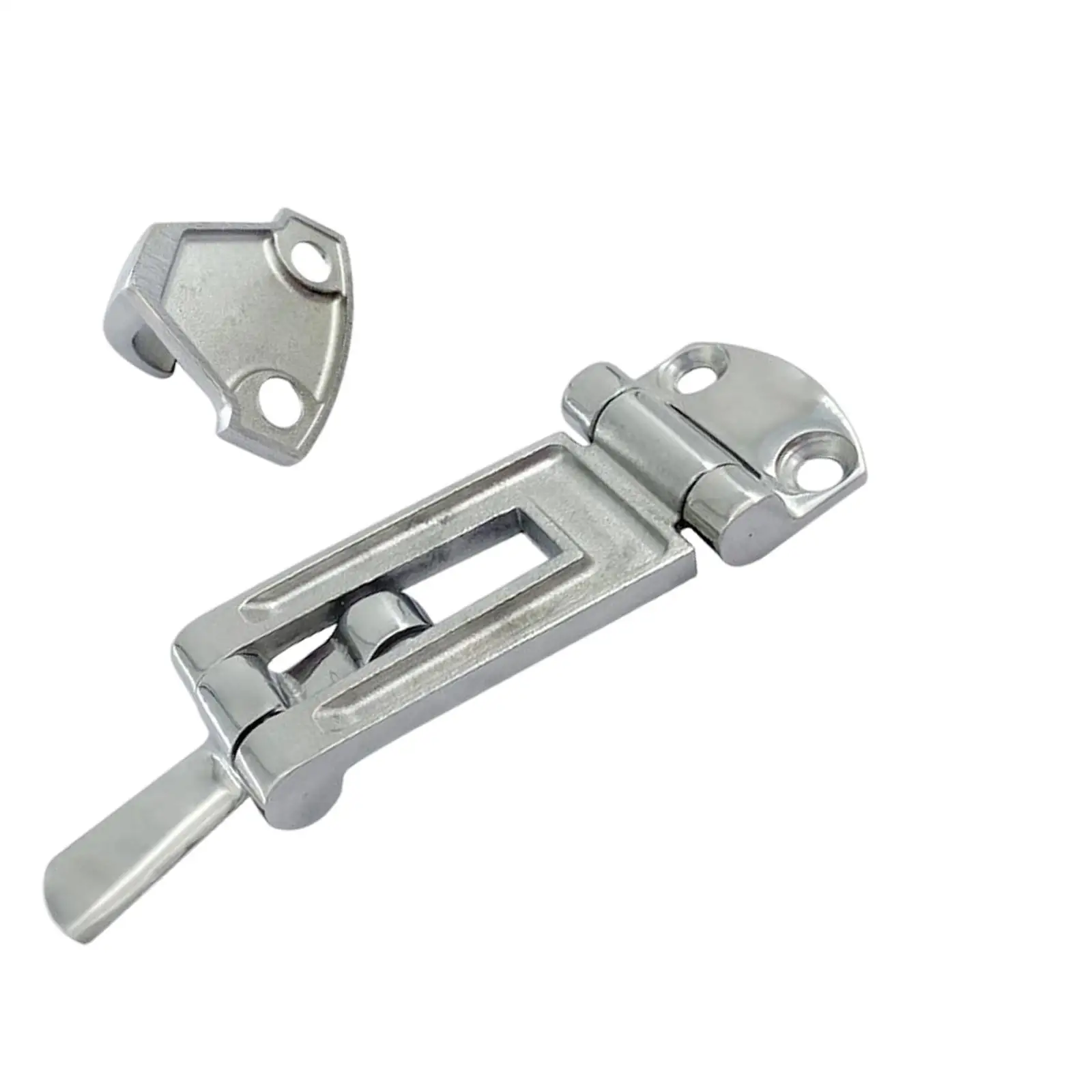 Locker Latch Bag Buckle Anti Rattle Latch Silver for Marine Yacht