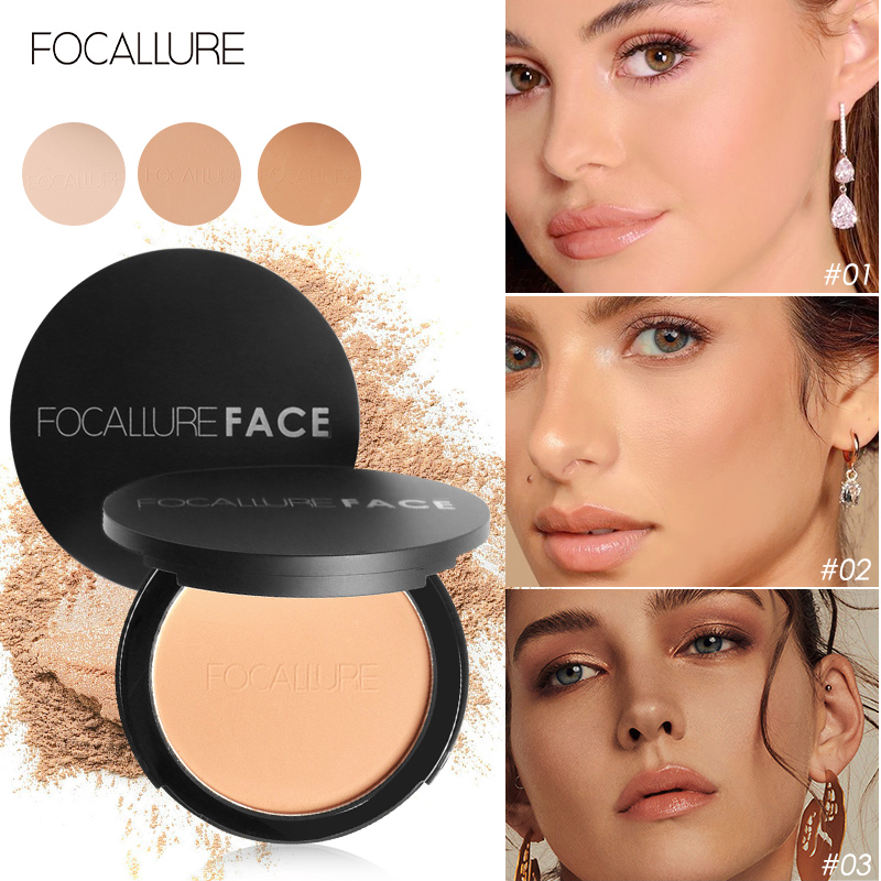 Best of FOCALLURE 9 Colors Pressed Powder Oil Control Long-lasting Matte Lightweight Brightening Face Finishing Setting Powder Makeup Reviews & Tips