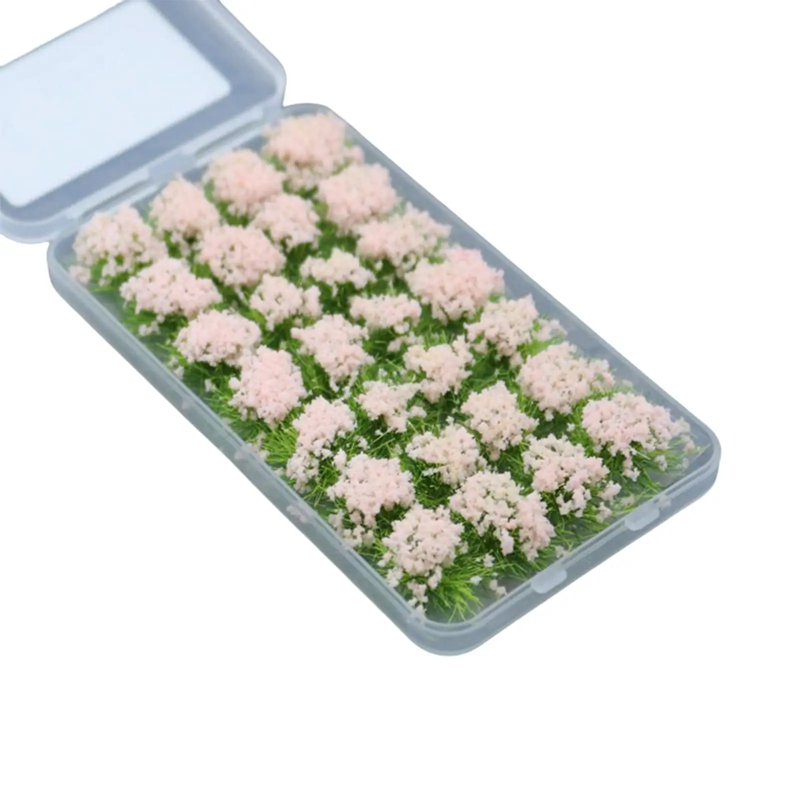 Miniature Flower Cluster DIY Static Scenery Bushy Tufts Green Plant for Railroad Scenery Wargames Layout 1:35 1:48 1:72 1:87