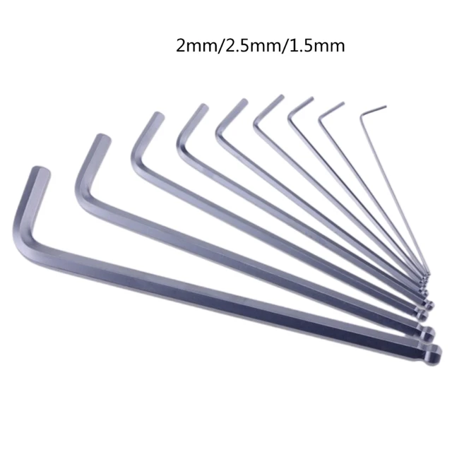 Professional Allen Wrench 1.5mm 2mm 2.5mm 3mm 4mm 5mm 6mm 8mm Is Available  - AliExpress