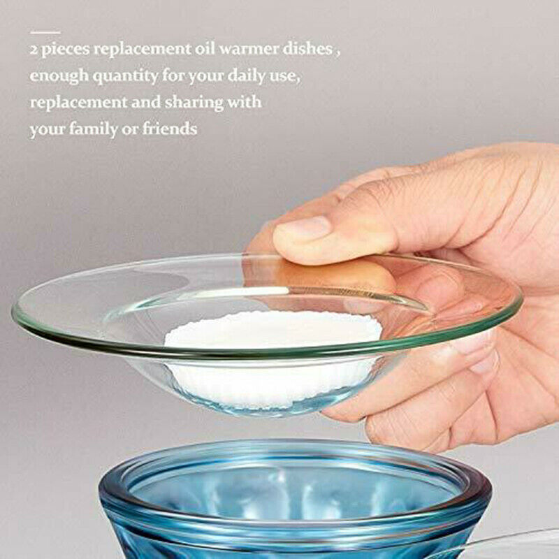 Description Picture 3 of item1/3pcs 10cm Candle Making Wax Heating Bowl Kits Replacement Glass Oil Burner Wax Melt Dish Round Spare Bowl for Aromatherapy Kit