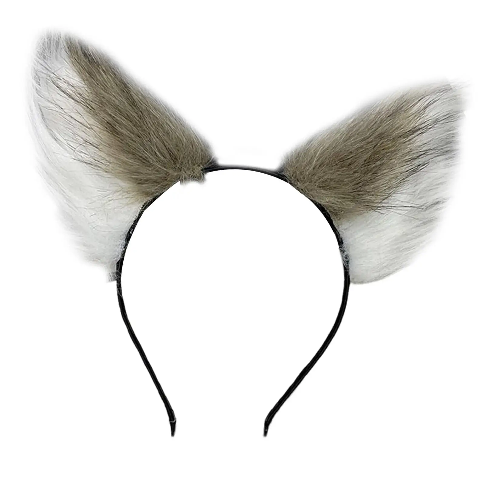 Furry Animal Cat Fox Ear Hair Hoop Fashion Hairband Cute Lightweight Headwear Hair Headband for Birthday Party Festival Holidays