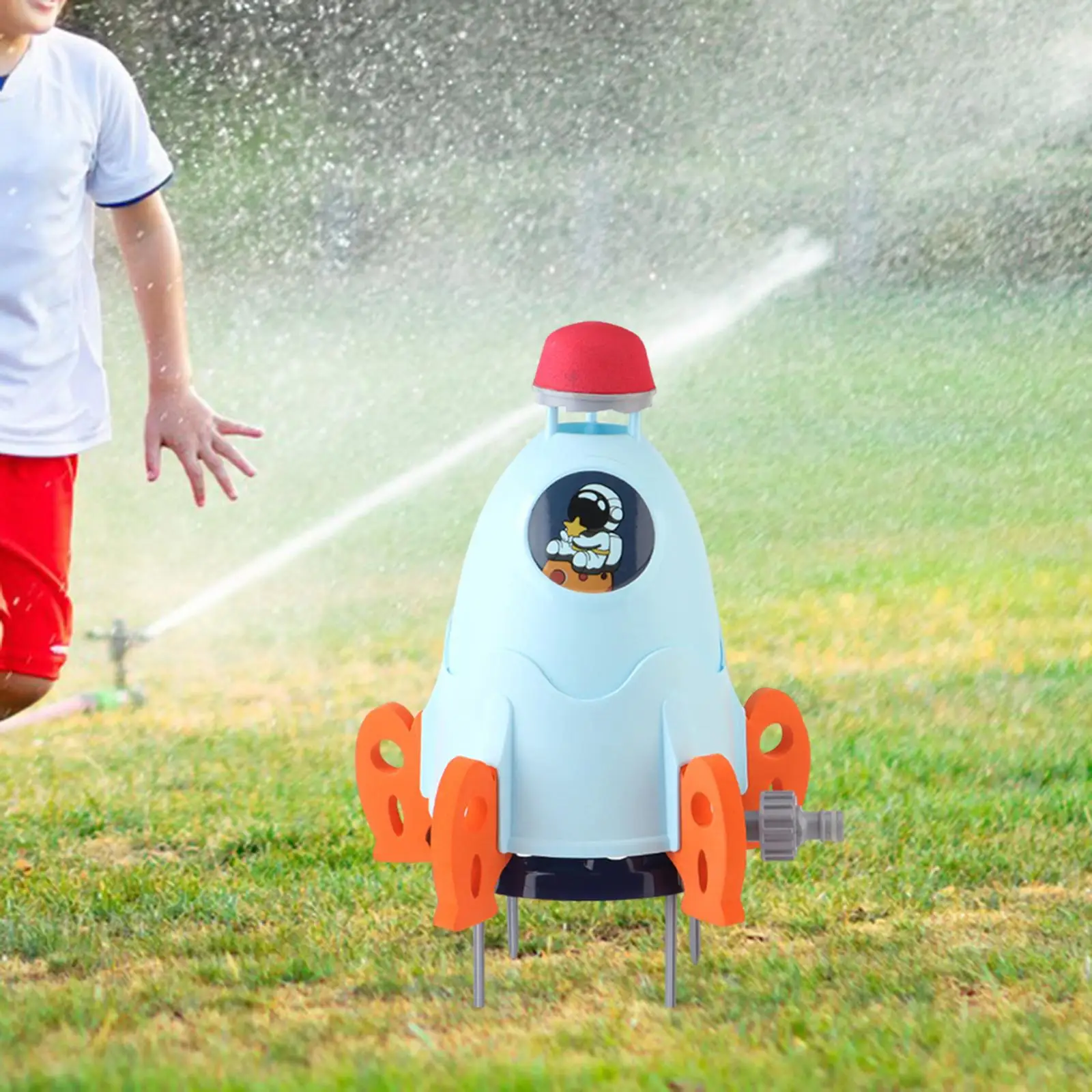 Water Spray Rocket Toys Outside Water Toys Kids Summer Toys Outdoor Rocket Toys for Garden Outdoor Beach Swimming Pool
