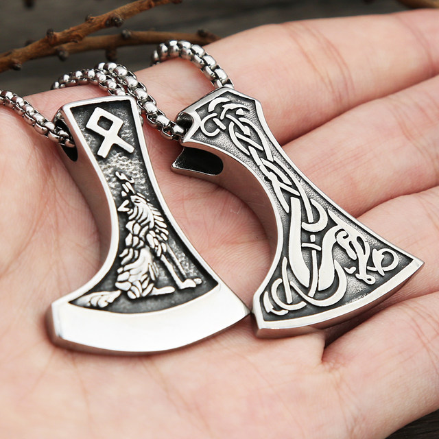 Talisa Men's Axe Pendant Necklace