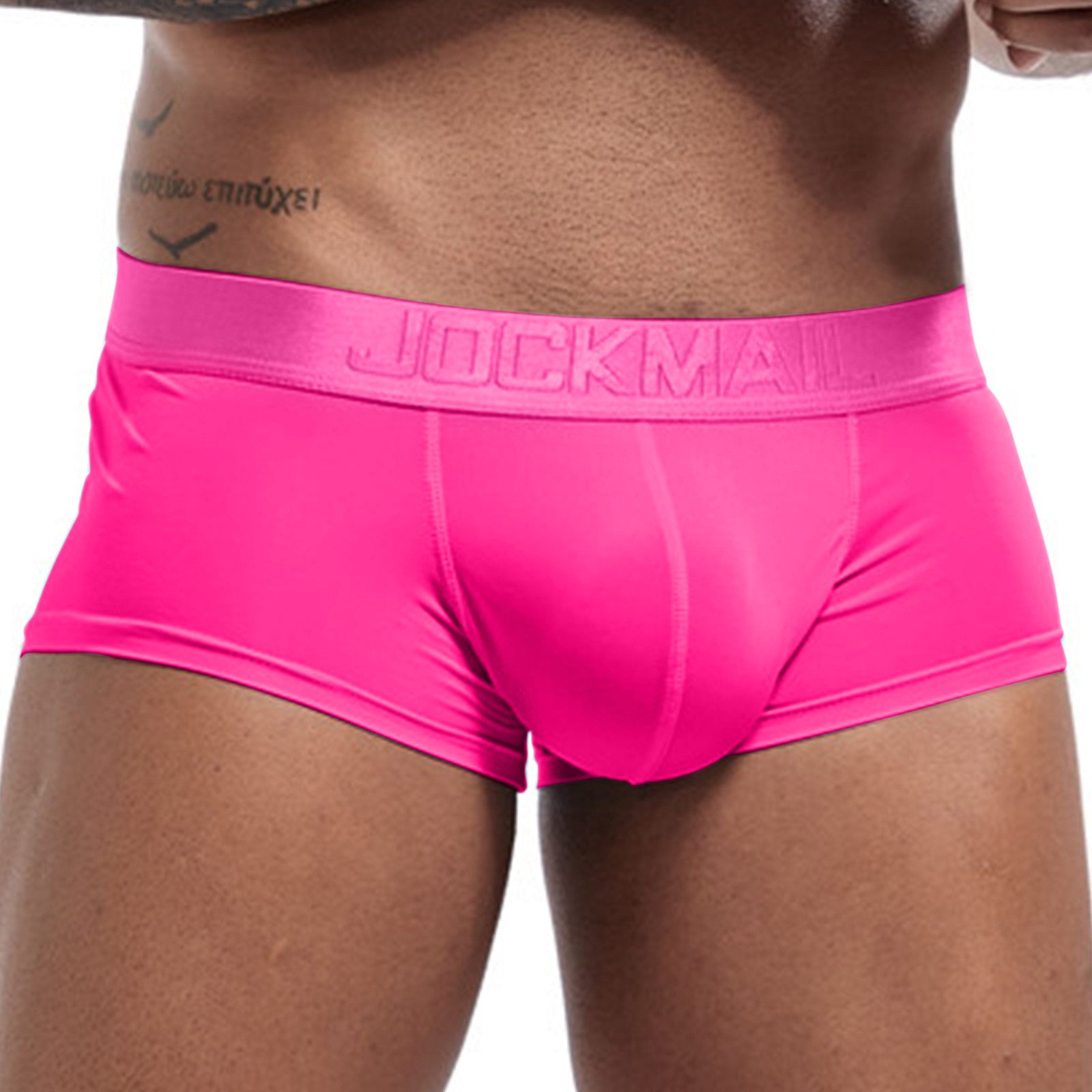 Title 14, Roupa interior masculina jockmail boxer de seda...