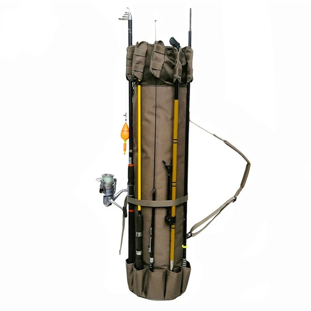 Fishing Pole Case Fishing Gear Shoulder Bags Portable Outdoor Rod Holder -  AliExpress