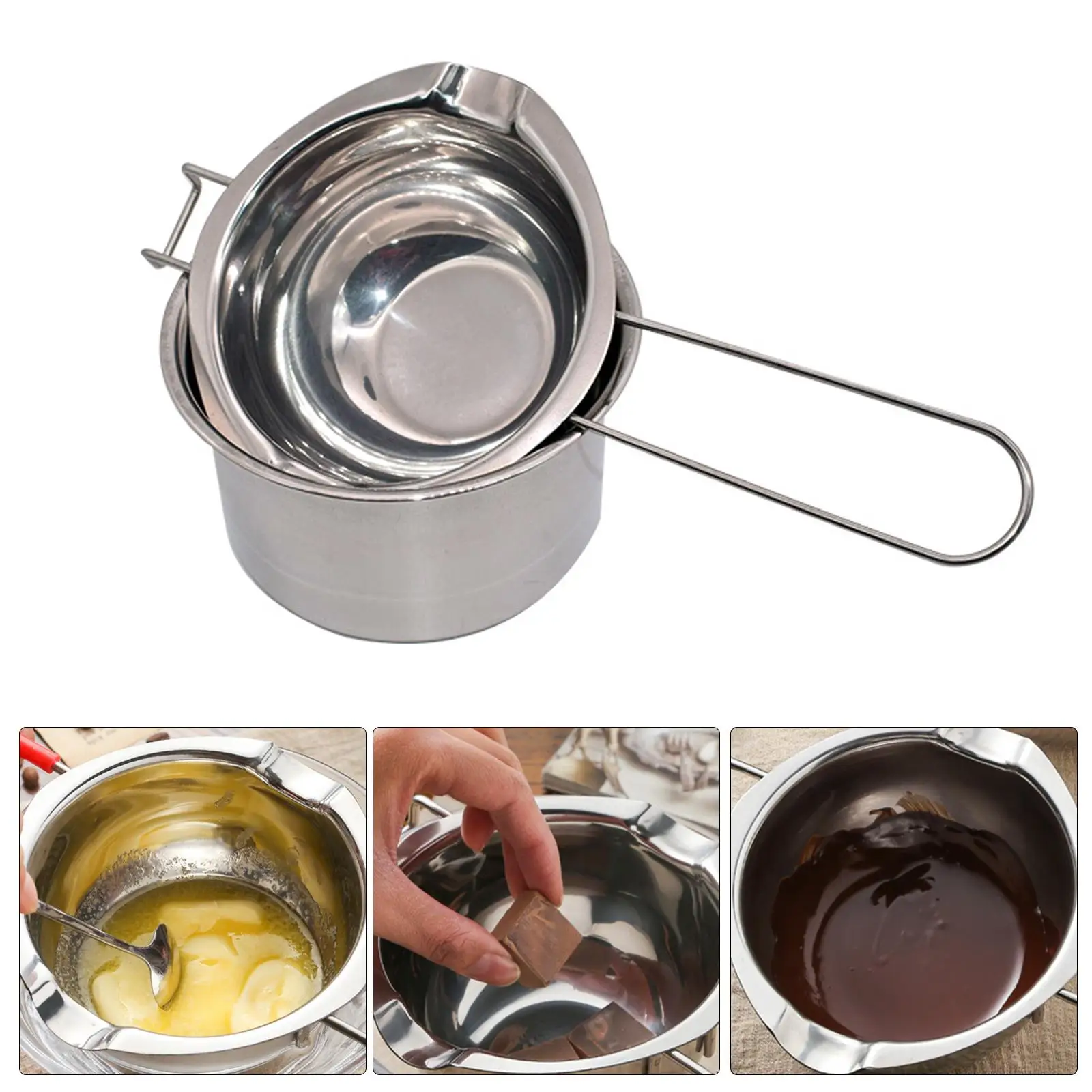 Stainless Steel Long Handle Melting Pot, Candle Soap Making, DIY  Crafts