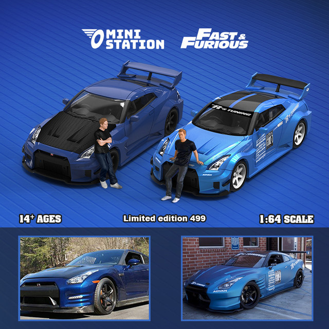 Fast and Furious deals Brians nissan GT-R R35 1:18th scale