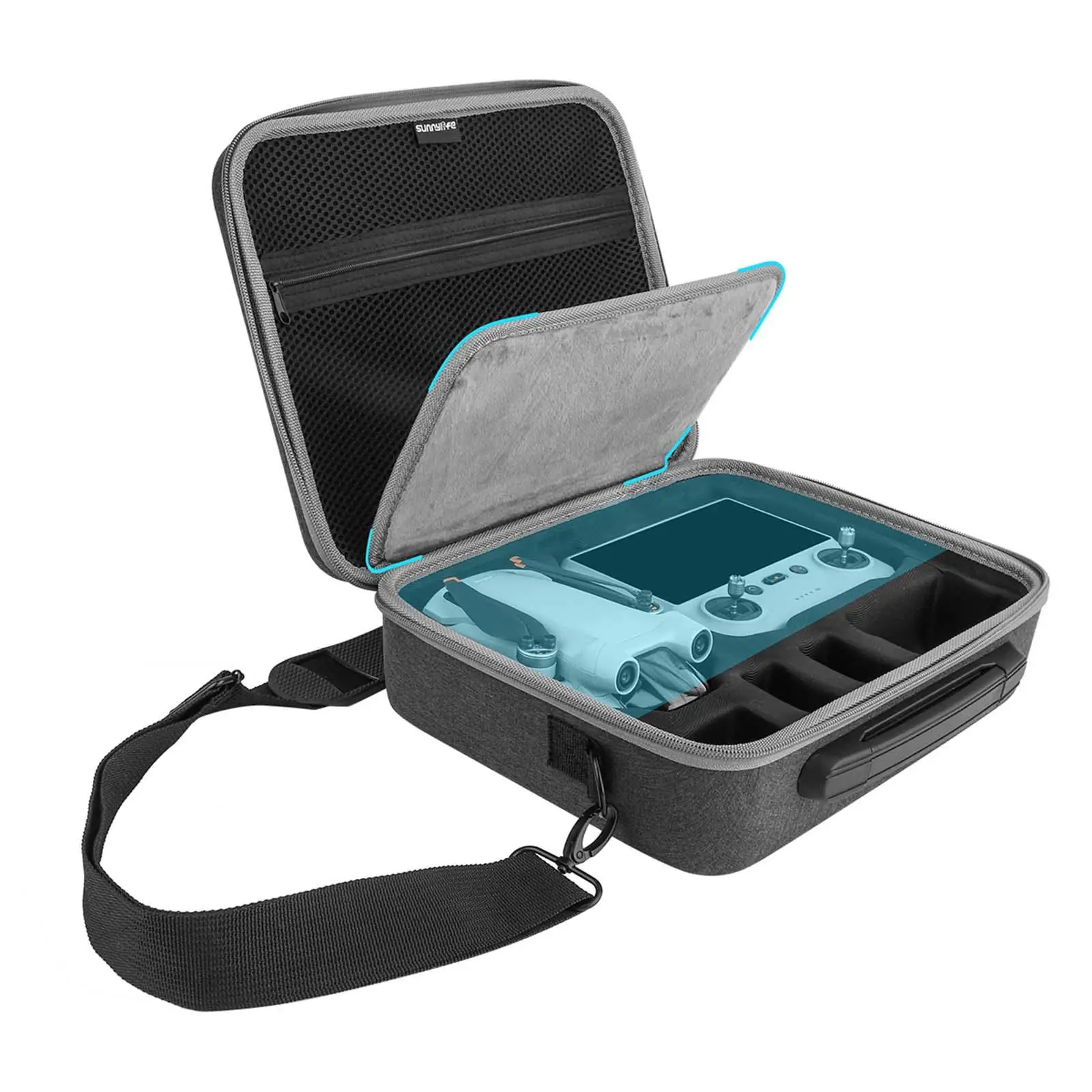 RC Drone Carrying Case Shoulder Bag Travel Case with Shoulder Strap for Mini 3 Pro Drone