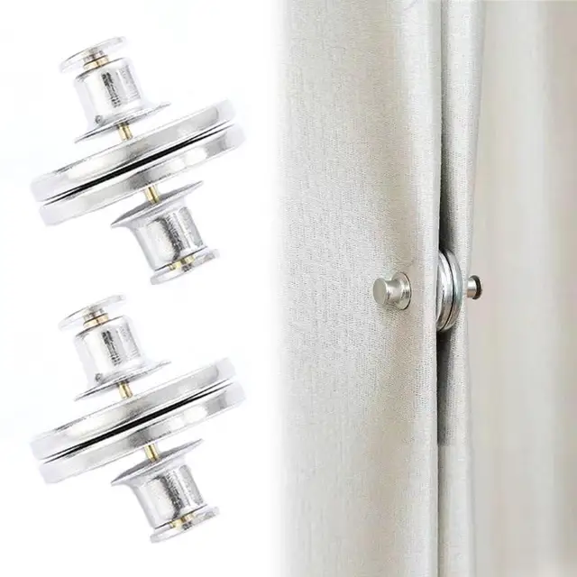 5Pairs Curtain Magnets Closure with Tack Curtain Weights Magnets Button  Curtain Magnetic Holdback Button to Prevent Light from Leaking & Curtains  from Being Blown Around 
