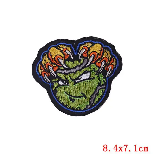 Punk Embroidered Patch Diy Clothing Patches Repair Holes and Apply Small  Decorative Ironing Badge Adhesive Ironing Patch - AliExpress