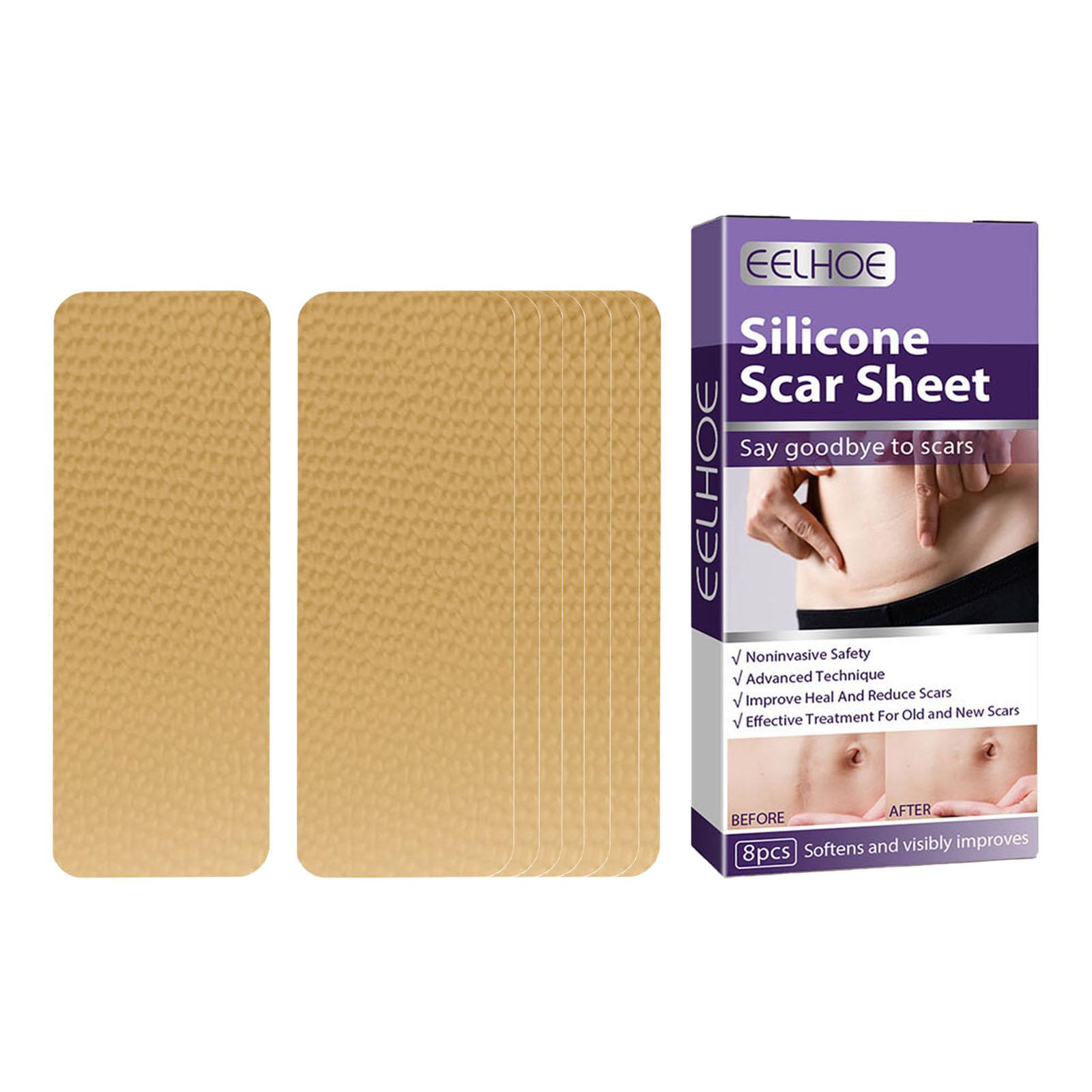 Scar Removal Silicone Scar Strips, for Burn Scars Acne Scars Keloid Scars Soft Scar Patch Comfortable Stretch Mark Reducer