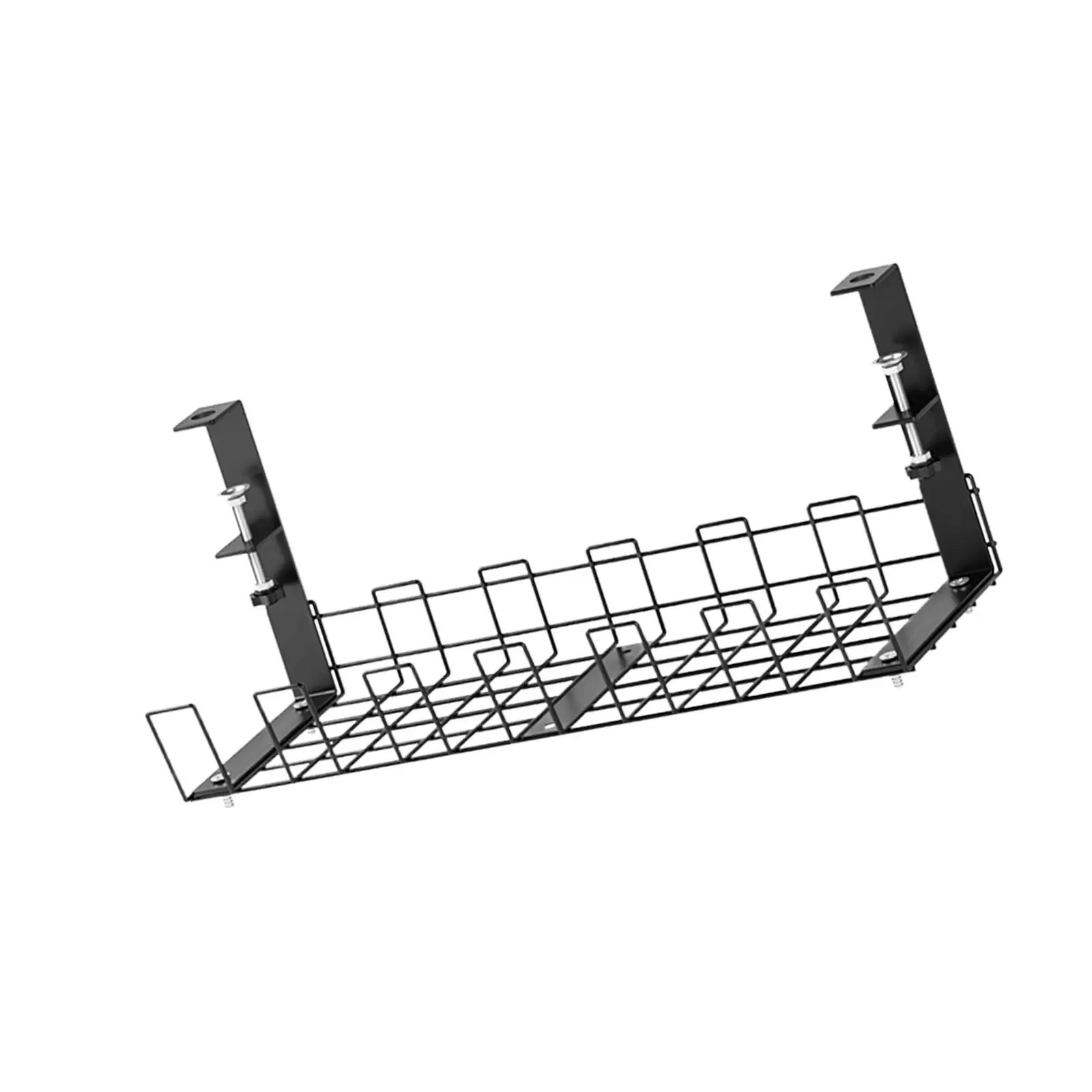 Under Desk Organizer Super Sturdy Durable Container Wire Management Reusable Desk Cable Tray Cable for Home Computer Kitchens