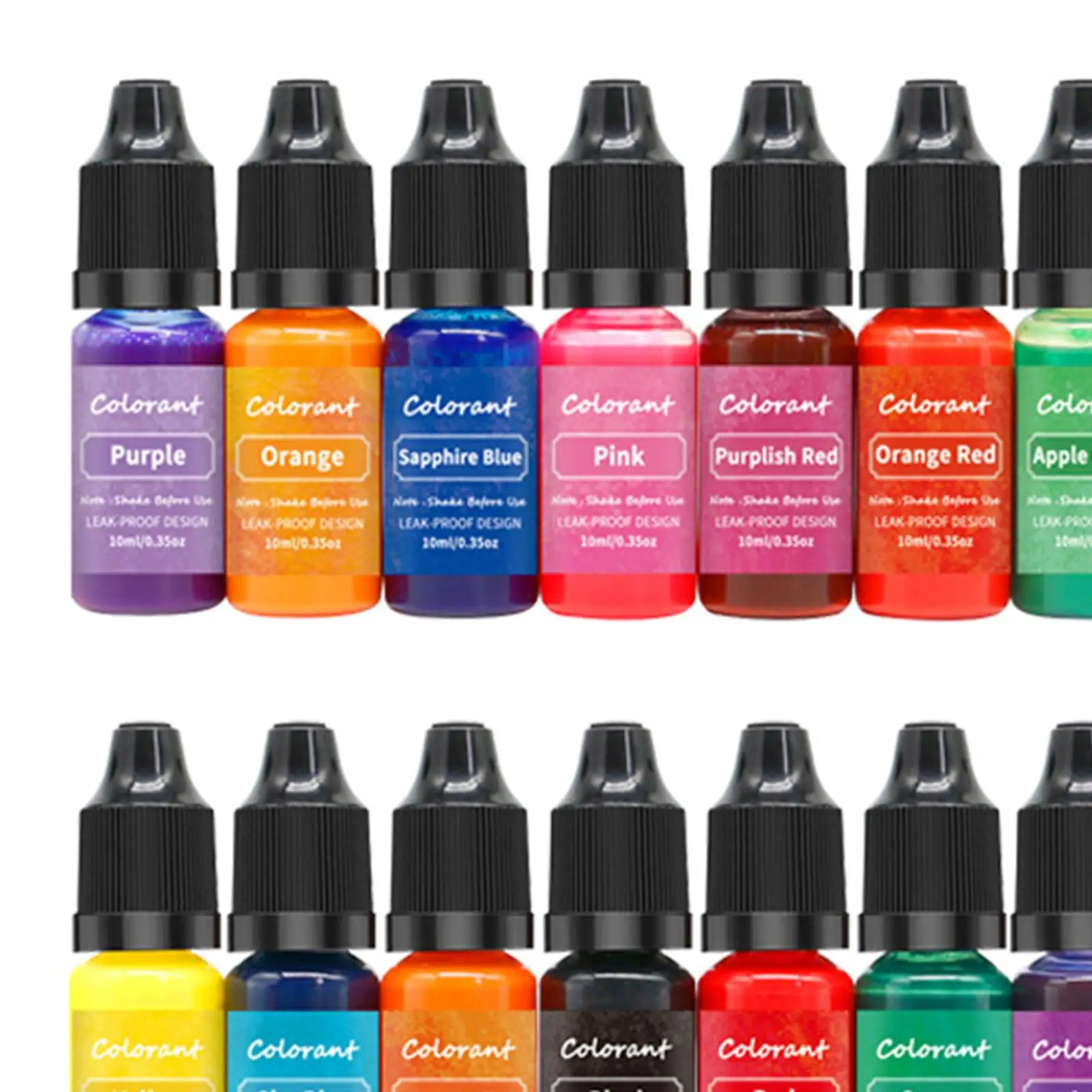 20 Colors Candle Dyes Pigment Liquid Colorant Pigment DIY Candle Soap Coloring Handmade Crafts Resin Pigment