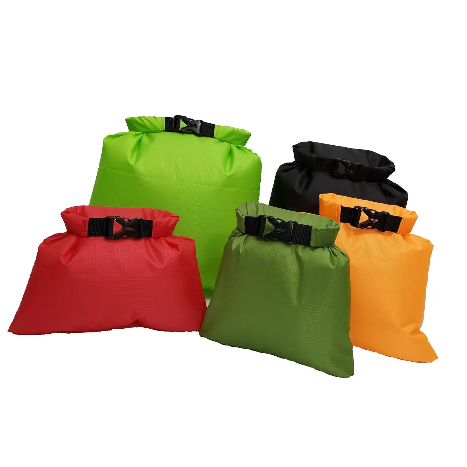 5Pcs Dry Bag Waterproof Bag Set Outdoor Storage Bag for Kayaking Rafting