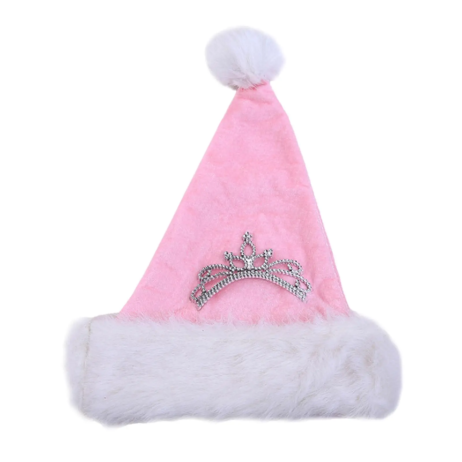 christmas Hat Adult Reusable Plush for Holiday Stage Performance