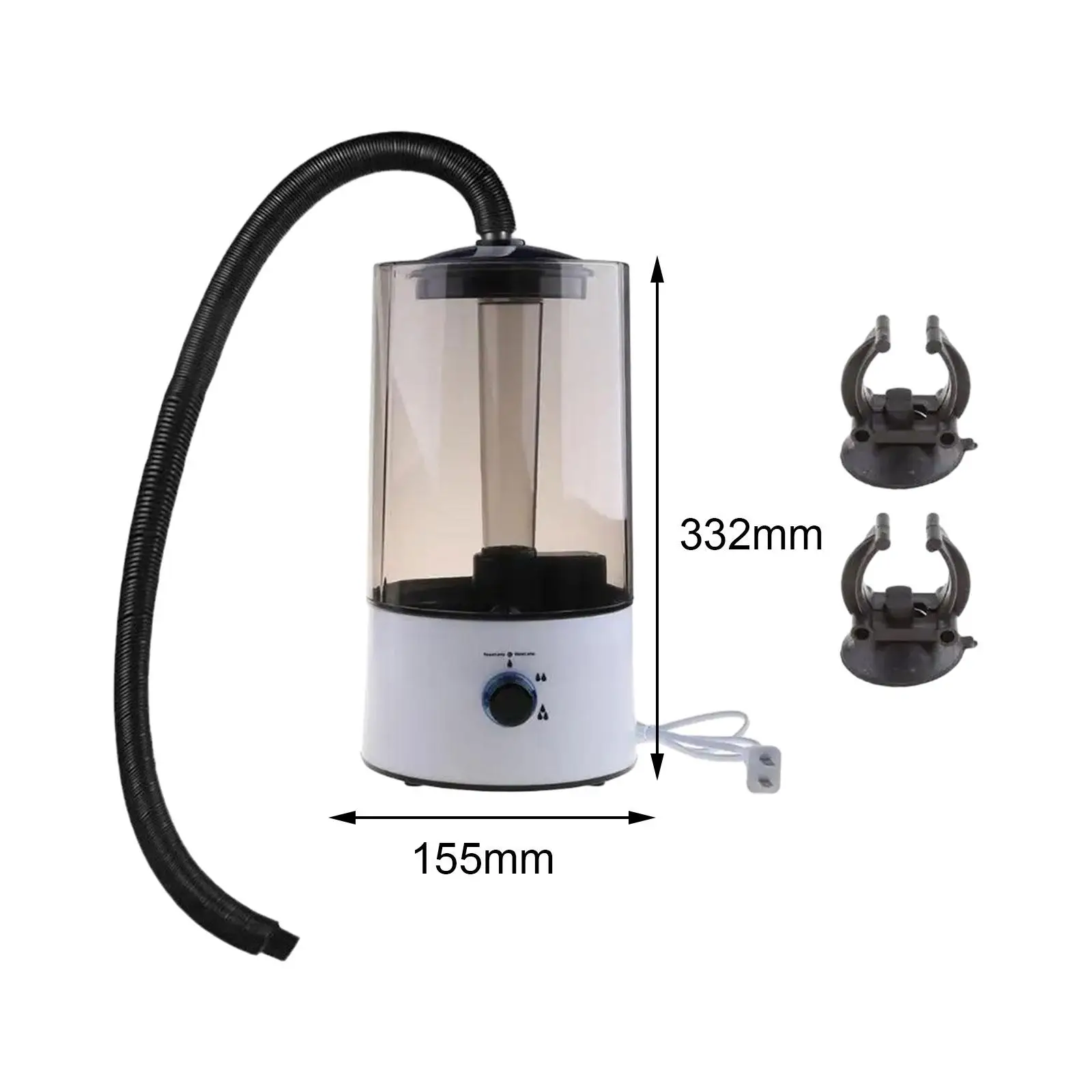 4L Reptile Humidifier Terrarium Fogger Automatic Shutdown Prevents Dry Running Durable for Turtle  with Extension Hose
