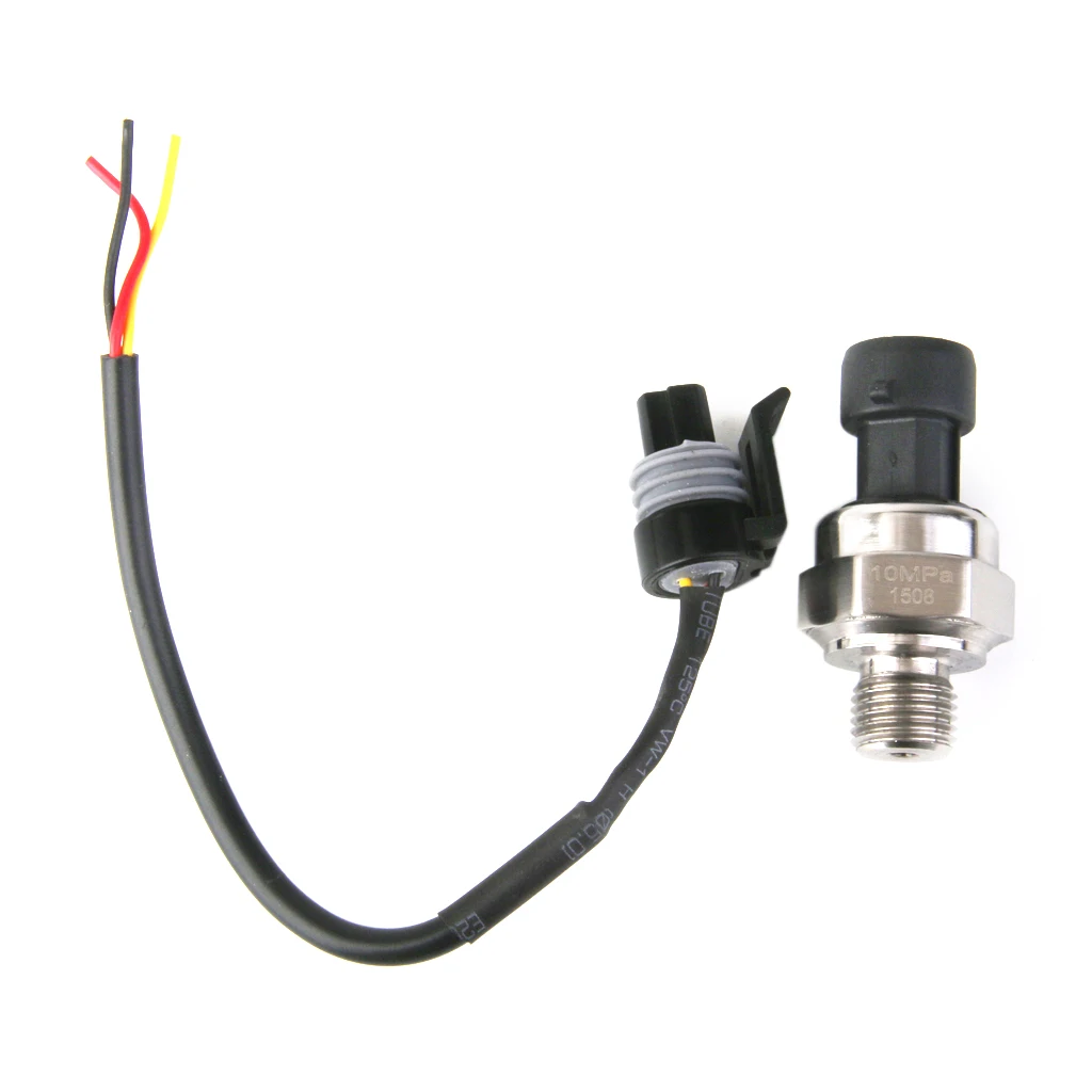 5V DC G1/4 Pressure Transducer Sensor 0-10MPa for Oil Fuel Gas Air