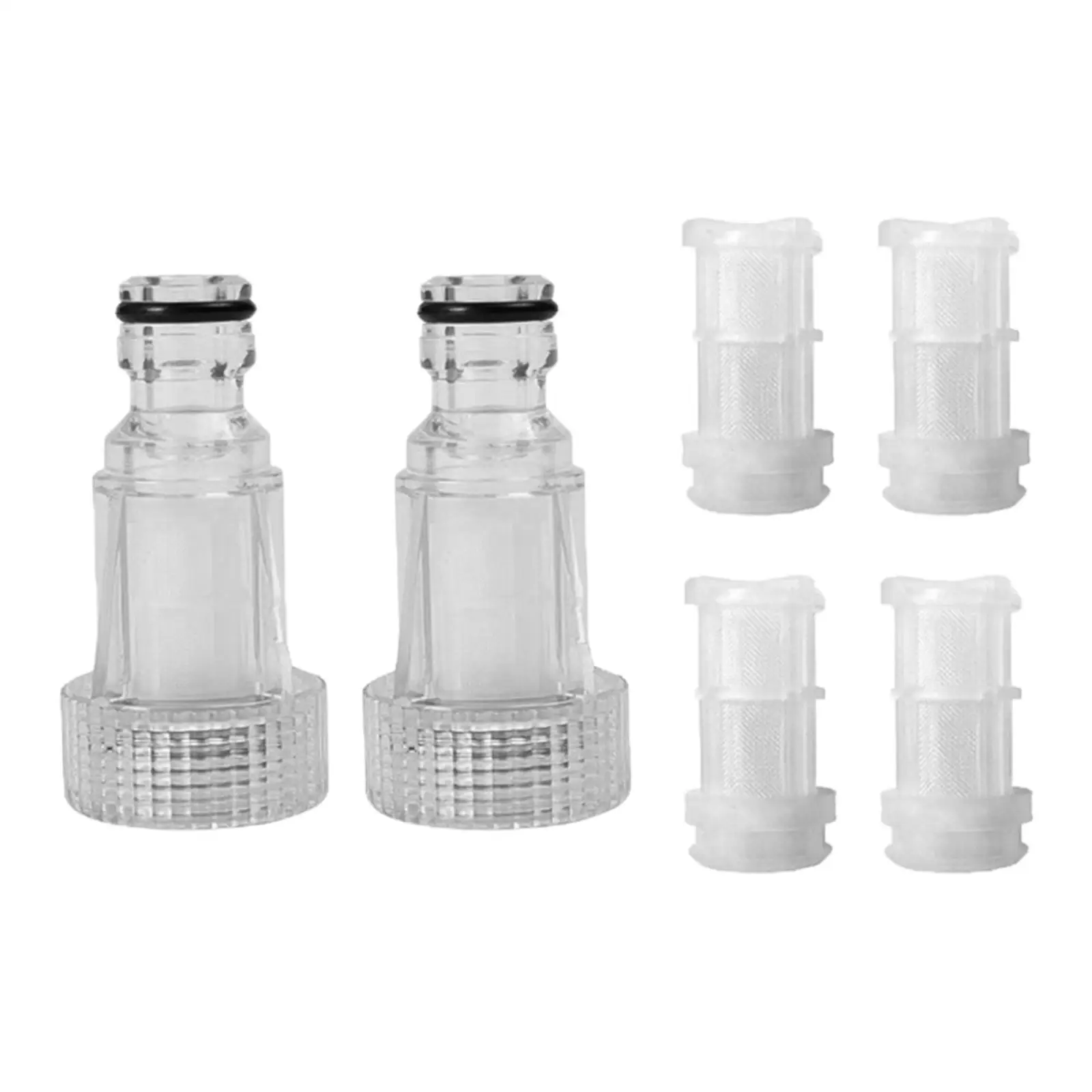 6x Water Connector Filter Hose Pipe Fitting Nozzle Pressure Washer Filters Nets for K2-K7 Series High Pressure Washers Accs