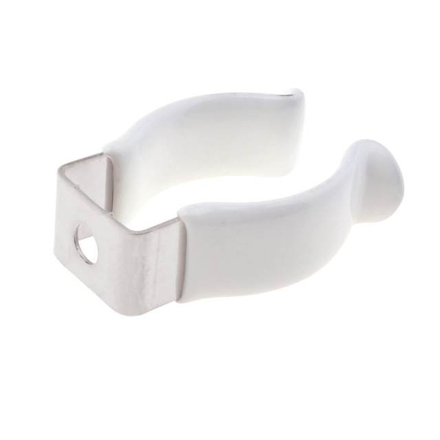 10 Pezzi Clip A U Per Tubi - Supporto Per Lampade Fluorescenti T8, In Acciaio Zincato, Diametro 35-40 Mm - Foto 6