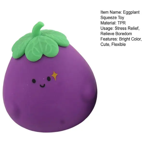 Squeeze Toys Slowly Rising Simulation Giant Eggplant Carrot Stress Relief  Toys Anti-stress Shape Toy TPR Toy - AliExpress