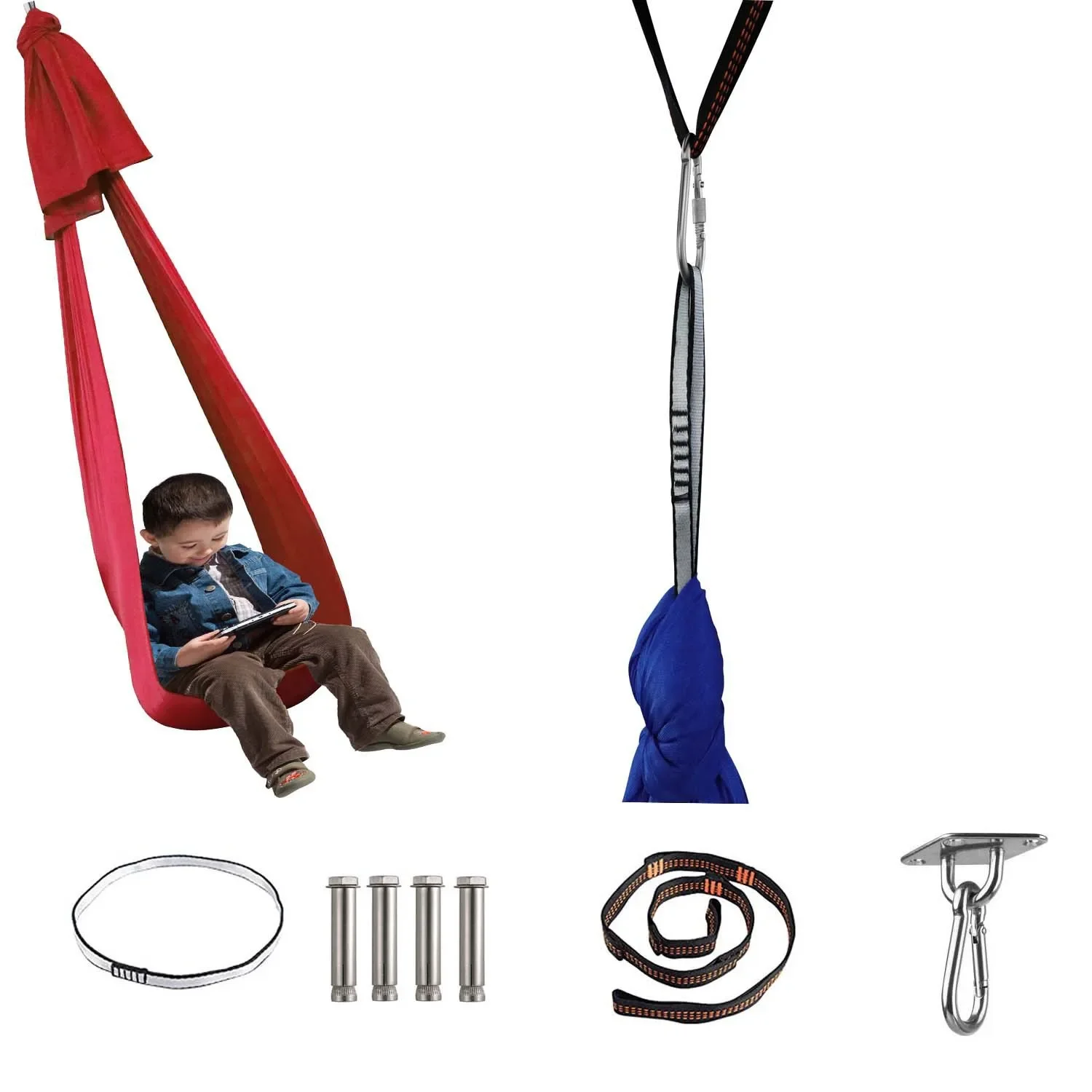Description Picture 4 of itemTherapy Swing Children's Elastic Swing Sensory Training To Relieve Autism Indoor Swing Hammock