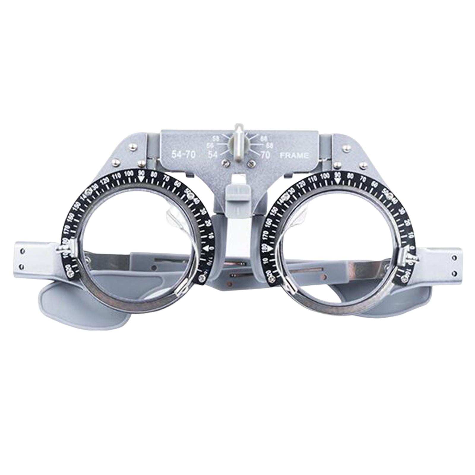 Unisex Optical Trial Lens Frame Eye Optometry Lens Frame Vision Check Wear-Resistant Titanium for Shop Ophthalmic Hospital Adult