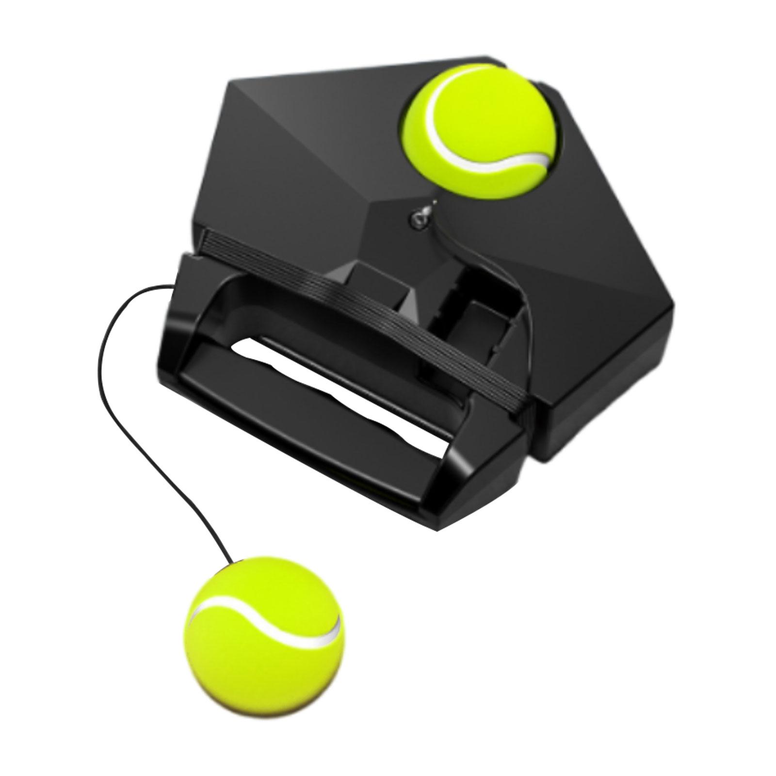 Single Tennis Ball Trainer for Beginner Accessory Self Training Portable with Ball Teaching Aid Device Durable Tennis Baseboard