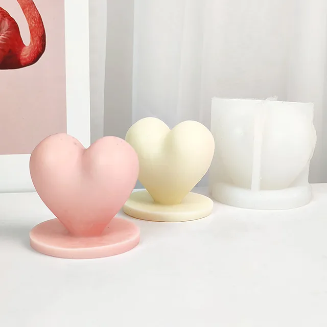 Silicone Molds Valentine's Day Candles  Silicone Candles Love Valentine's  Day - Candle Molds - Aliexpress