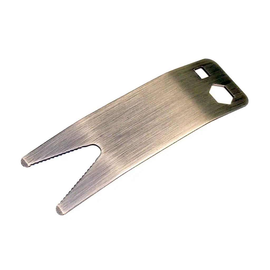 Pocketable Stainless Steel Tool Multi Spanner Wrench for Guitar Switch Knob Tuner