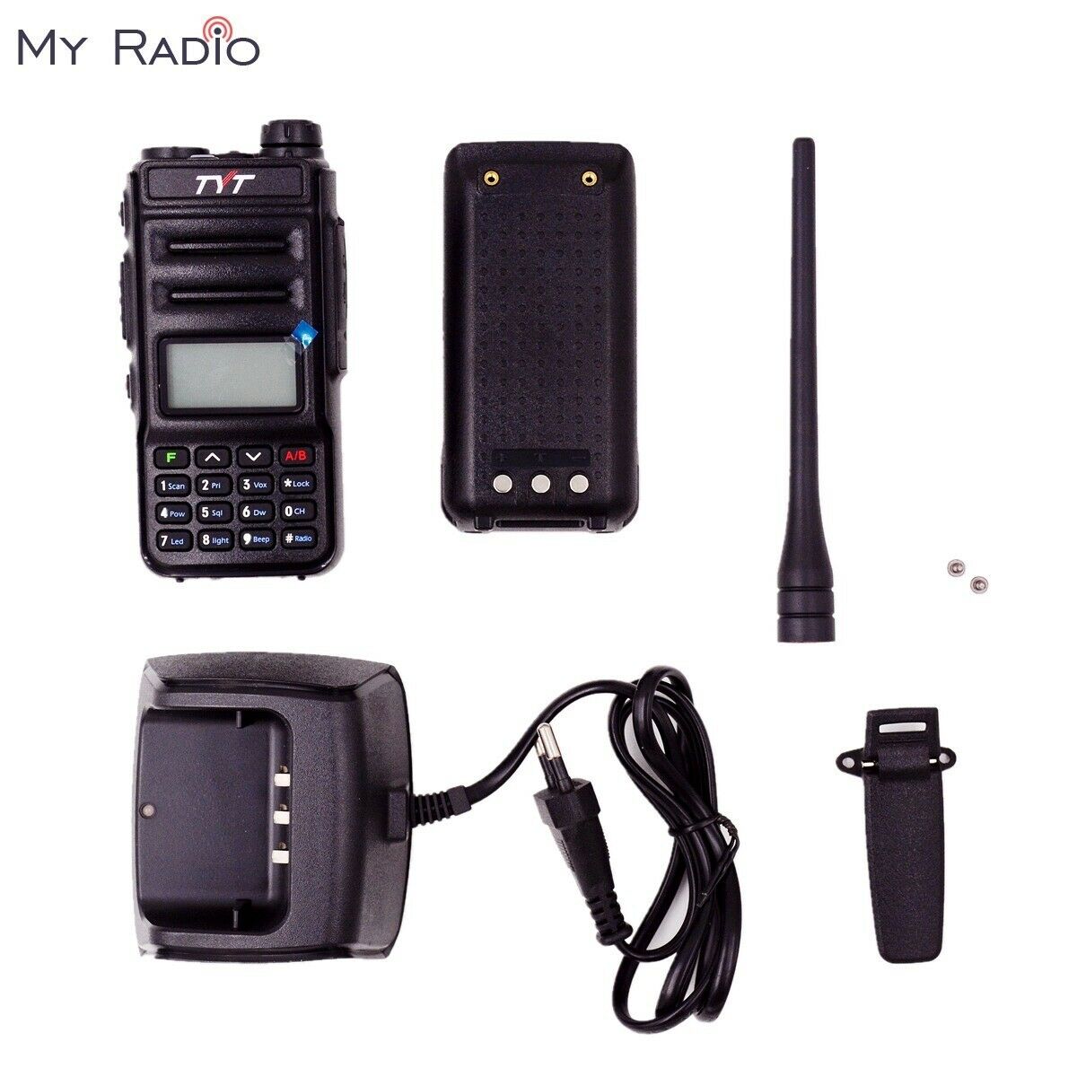 Радиостанция TYT UV88, с шифрованием, UHF, VHF, матричный экран, HD Audio,  для дуплексной связи, клавиатуры | AliExpress