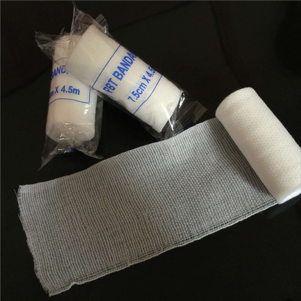 7,5 cm x 4,5 m 10 teile/los PBT Elastische Bandage Medizinische Versorgung Konforme Erste Hilfe Gaze Für Wundauflage Notfall pflege Baumwolle – Detail 3