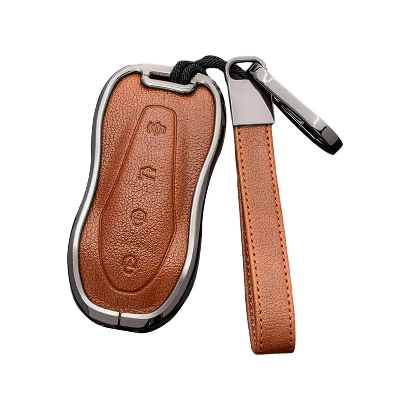 Durable Key Fob Cover Case Key Protective with Keychain Housing Full Protection Dustproof Automotive Waterproof for Geely