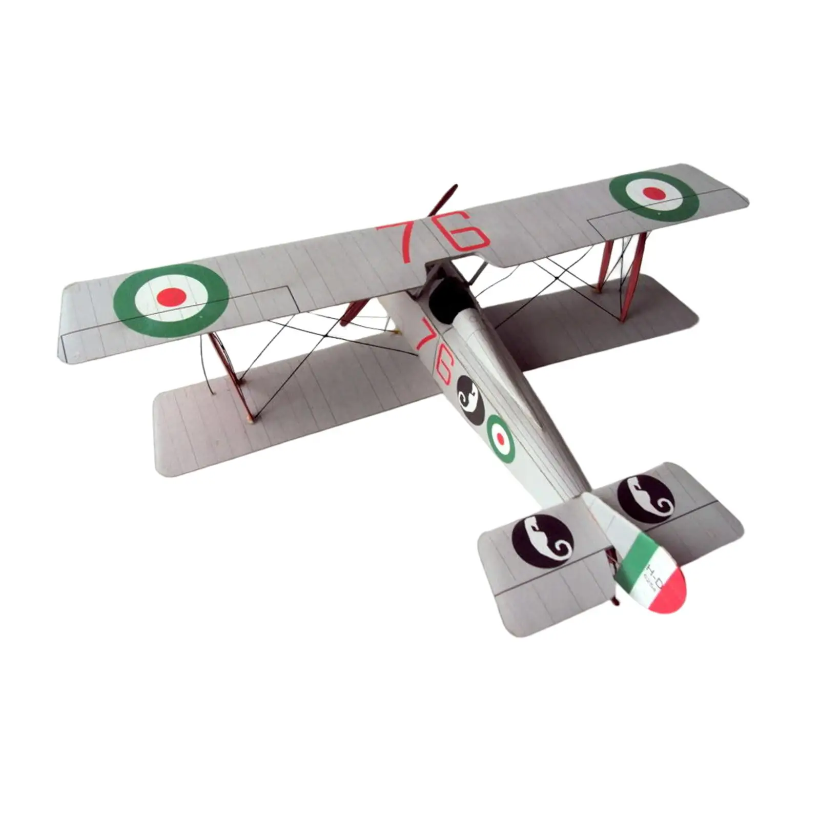 Biplane Fighter DIY Assemble Toys Building 1:33 Scale for Children Kids Boys