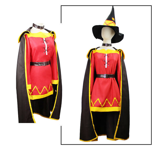 Anime Konosuba Cosplay Traje com Peruca, Deus, Bênção sobre este mundo  maravilhoso, Satou Kazuma, Aqua Trouble, Archwizard, Megumin, Fato