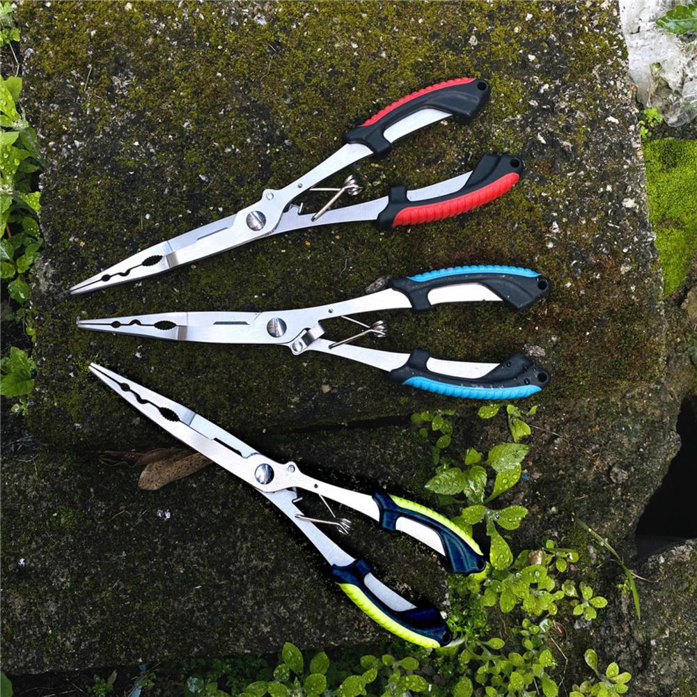 Description Picture 5 of itemFish Pliers Ergonomics Anti-slip High-strength Multifunctional Cut Fishing Line Fishing Tied Hooks Pliers Angling Equipment