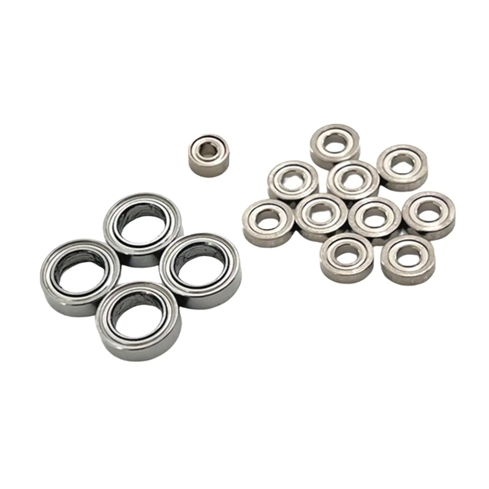 15 Pieces Metal Upgraded Ball Bearings for Wltoys 1/28 Scale RC Car Crawler