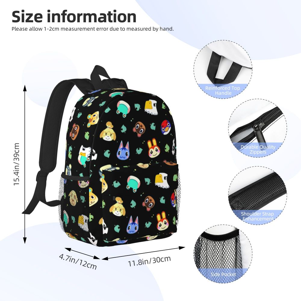 Meninas Video Game College School Travel Bags