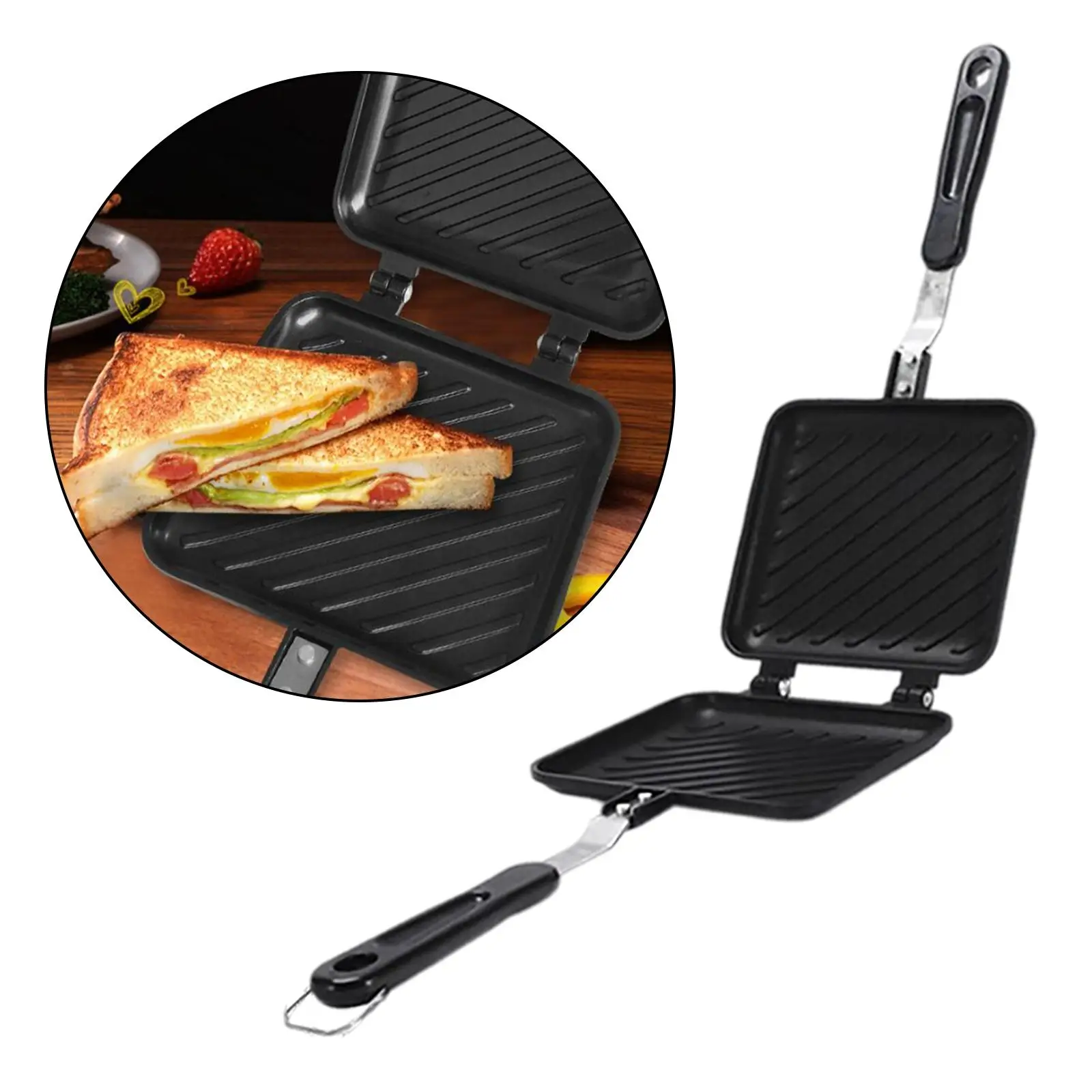 Cooking Pan Bread Toast Cooking Tool Pancakes Maker Egg Pan Ham Burger Omelet Sandwiches Omelettes for Electric Ceramic Stove