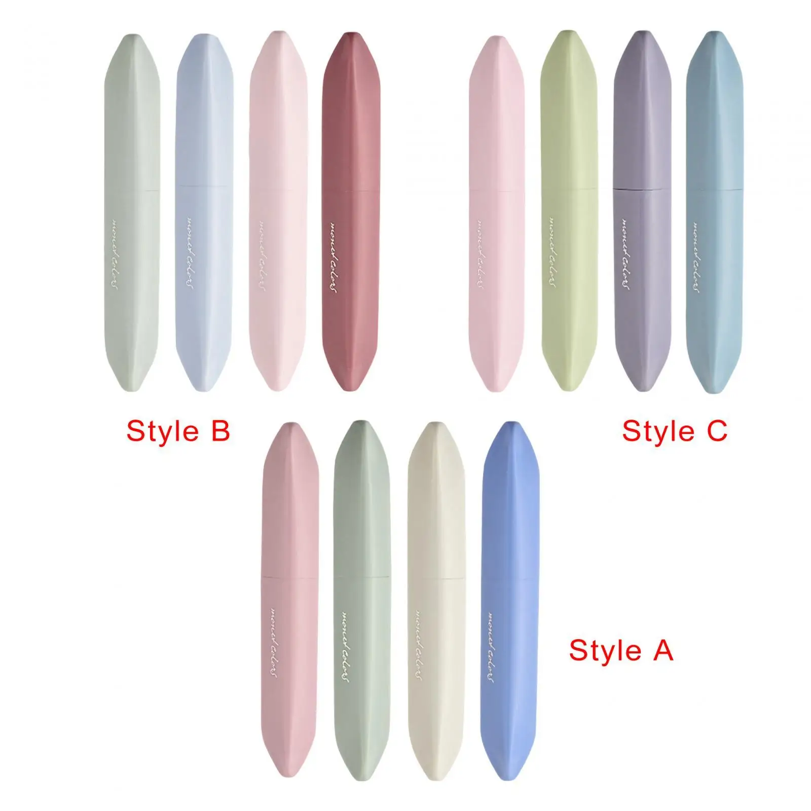 4Pcs Highlighters Pens Set Assorted Colors Marker Pen Oblique Tip Colored Marker Pens for Journal Album Adult Children Girls