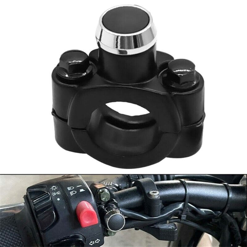 Aluminium Legierung Lenker Montieren Starten Horn Scheinwerfer Strobe Momentary Action Schalter Taste 22cm 7/8 "Motorrad Schalter – Detail 15
