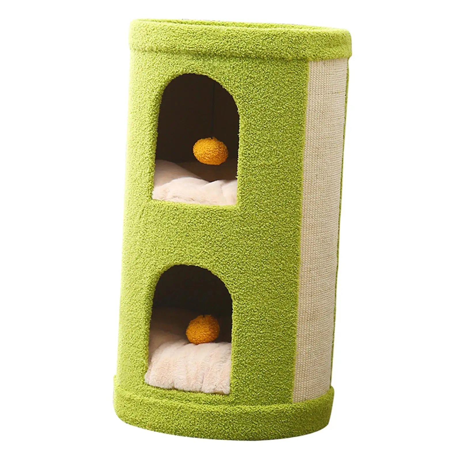 Funny Cat Climbing Frame Pet House Scratcher Toy Sisal Scratching Posts