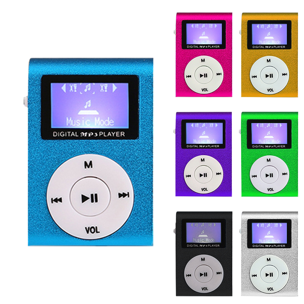 Портативный цифровой мини-MP3-плеер с ЖК-экраном, 32 ГБ, USB 2,0 |  AliExpress