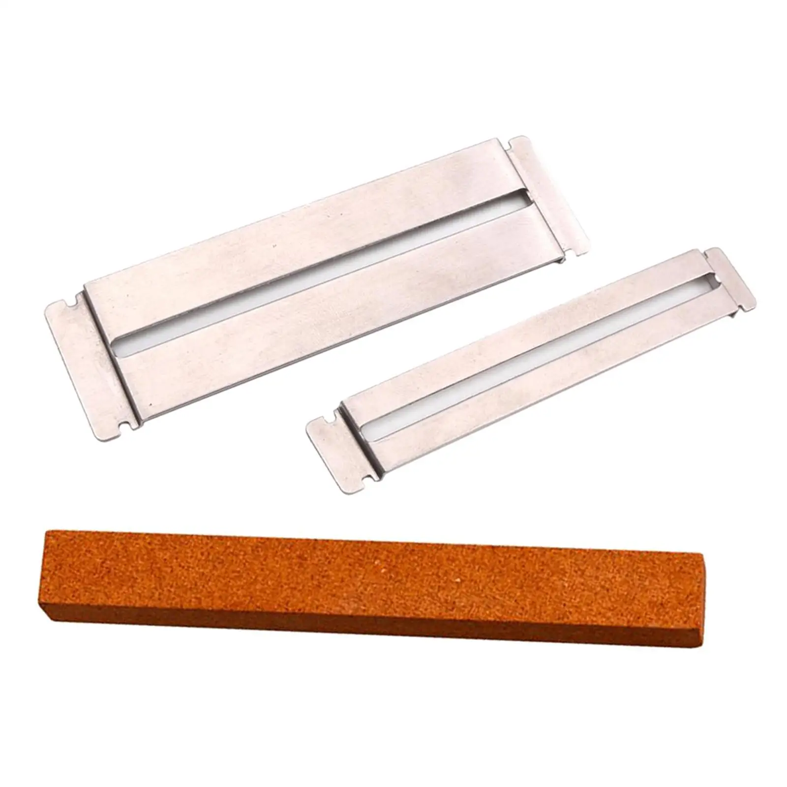 Stainless Steel Fretboard Guard  And Fretwire File Sanding Cleaning