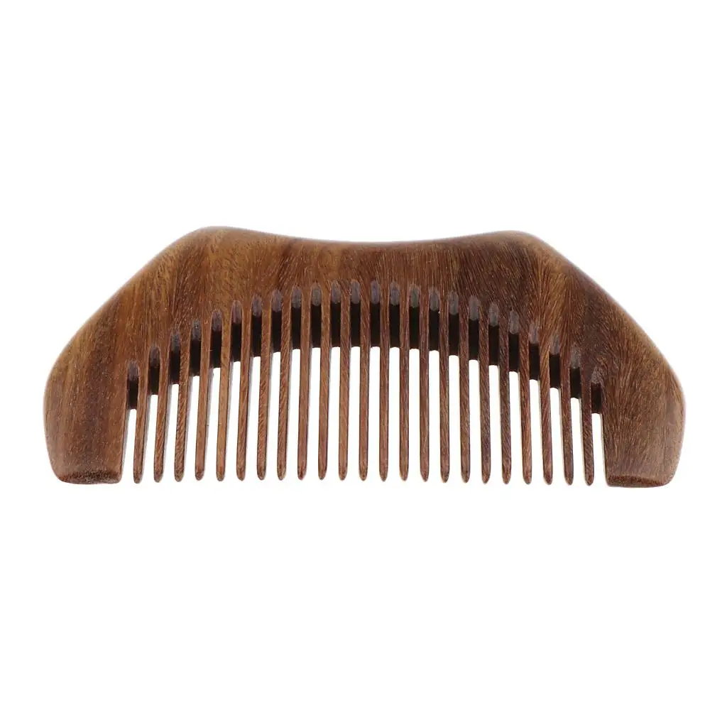 2X Portable FineTooth Hair Comb Handmade Green Antistatic