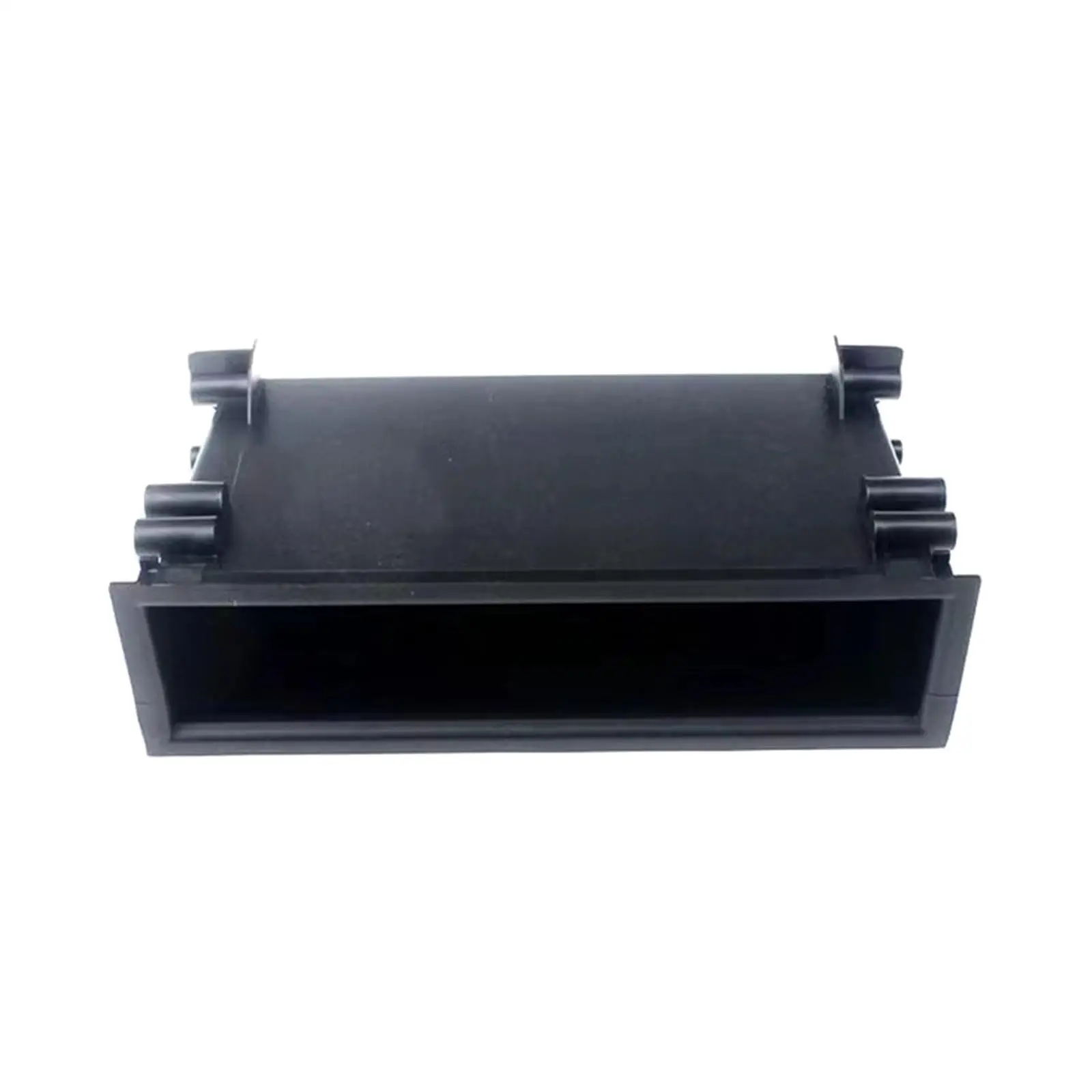 Car Radio Box Single Layer Black for Accessory Replacement